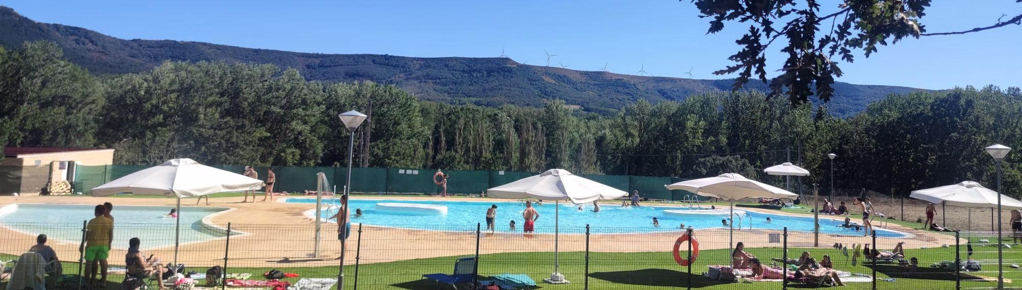 Piscina del Camping Cantabria